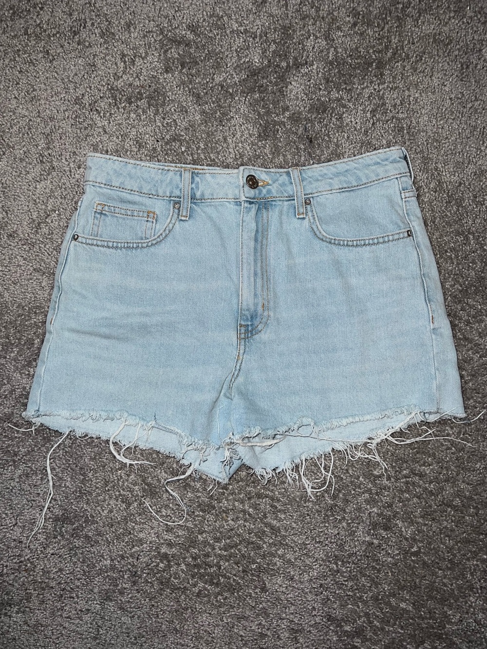 Light Blue Denim Shorts